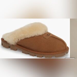 UGG Women's Coquette Shearling Lined Slippers Size 10